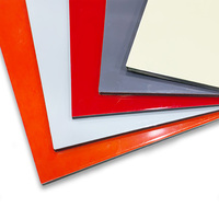 Revestimiento de placa ACM compuesto de aluminio púrpura 4x8 Revestimiento de pared exterior Panel de techo impermeable de 4mm