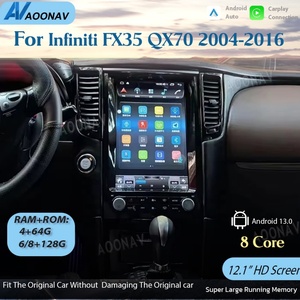 12.1 Inch <b>Car</b> Radio <b>for</b> Infiniti FX35 QX70 2004-2016 Android Multimedia GPS Navigation Player Unit Wireless Carplay Touch Screen - Product Image 3