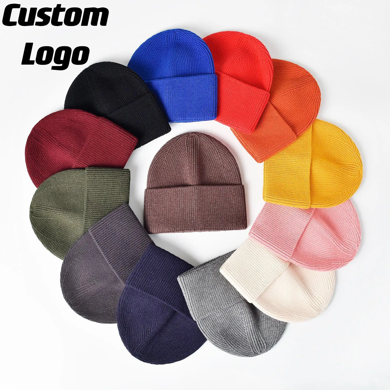 Custom Wholesale Winter Beanie Caps