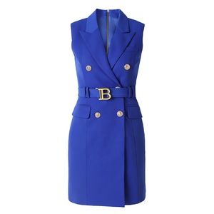 Chic Styles and Comfort in dark blue tight dress for Trendy Women
