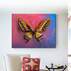 Abbagliante arte farfalla pittura a olio arte moderna decorazioni per la casa pareti mostrano <span class=keywords><strong>dipinti</strong></span> a mano <span class=keywords><strong>di</strong></span> animali e <span class=keywords><strong>farfalle</strong></span> - Product Image 4