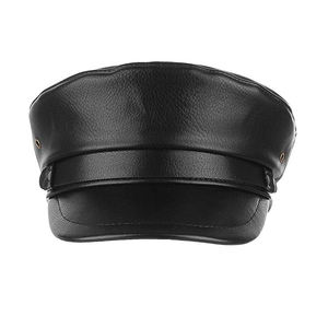 Chapeau de capitaine de <span class=keywords><strong>marin</strong></span> en PU pour femmes, béret boulanger, livan, new, - Product Image 6