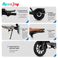 Apexjoy TROMOX M05 Sepeda Motor Listrik 3500W 70km/jam Jarak Tempuh 80km 48V 48Ah 16 Inci Komuter Kota Dealer Grosir Distributor