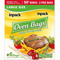 Sacs de cuisson durables en PE sans BPA de qualité alimentaire pour dinde et poulet - Personnalisables et sûrs pour la rôtisserie