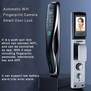 Qleung <b>Smart</b> Door <b>Lock</b> QL-S928MAX Starry Gray Mocha Gold Fingerprint Password App Control Security <b>Lock</b> - Product Image 2