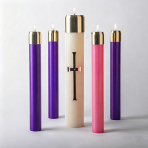 Velas <span class=keywords><strong>de</strong></span> <span class=keywords><strong>Adviento</strong></span> para quemar aceite, velas líquidas para iglesia, velas católicas para altar doméstico, velas cristianas <span class=keywords><strong>de</strong></span> parafina <span class=keywords><strong>de</strong></span> larga duración - Product Image 4