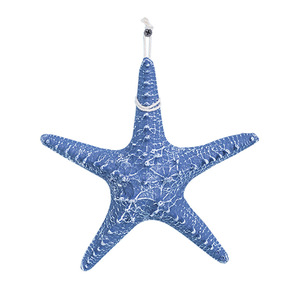 Décoration murale en résine en forme d'étoile de mer style méditerranéen 22 cm, forme irrégulière pour la maison - Product Image 4