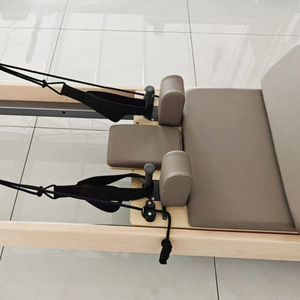 Máquina Reformer de Fitness para Entrenamiento en Interiores, de Madera de Arce con Sistema de Cambio de Marchas, Cama de Ejercicio de Madera MW03, Reformer Doméstico y Comercial MW03 - Product Image 4
