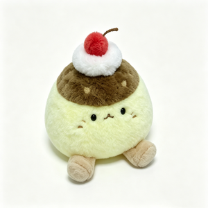 Peluche personnalisée en forme de pudding aux cerises, adorable peluche dessert aux cerises, peluche pudding, peluche dessert, adorable animal en peluche en forme de nourriture - Product Image 5