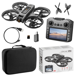 Drone AiJH S156 intelligent avec évitement d'obstacles, caméra FPV HD, drone RC pour débutants avec écran LED de 12,5 cm, drone de contrôle par écran - Product Image 1