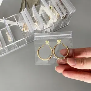 Chuanghua Ring Houder Sieraden Zakken Plastic Verpakking Voor Sieraden Zip Pouches Sieraden Verpakking Kleine Tas
