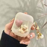 Mignon chat bricolage blanc étui pour écouteurs adapté à Ai rpods 1/2/3/Pro écouteur doux étui pas cher prix pour Pro 2