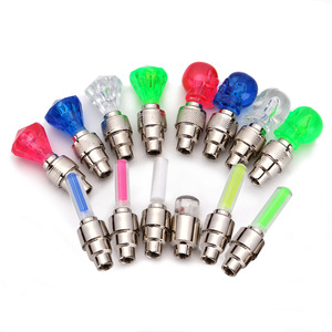 Equipo de lámpara de ciclismo Hot Wheels colorido del fabricante ABS y PC LED Bike Valve <span class=keywords><strong>Ghost</strong></span> Head Lamp alimentado por batería - Product Image 1