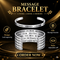 Brazalete de Acero Inoxidable Personalizable con Grabado, Brazalete Abierto de 6 mm, Impresión Láser Interior y Exterior, Brazalete Familiar Personalizado, Regalo de Boda