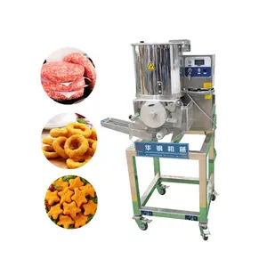 Broodkruimelmachine Hamburger Persvormende Machine Kipnuggets Paneermachine