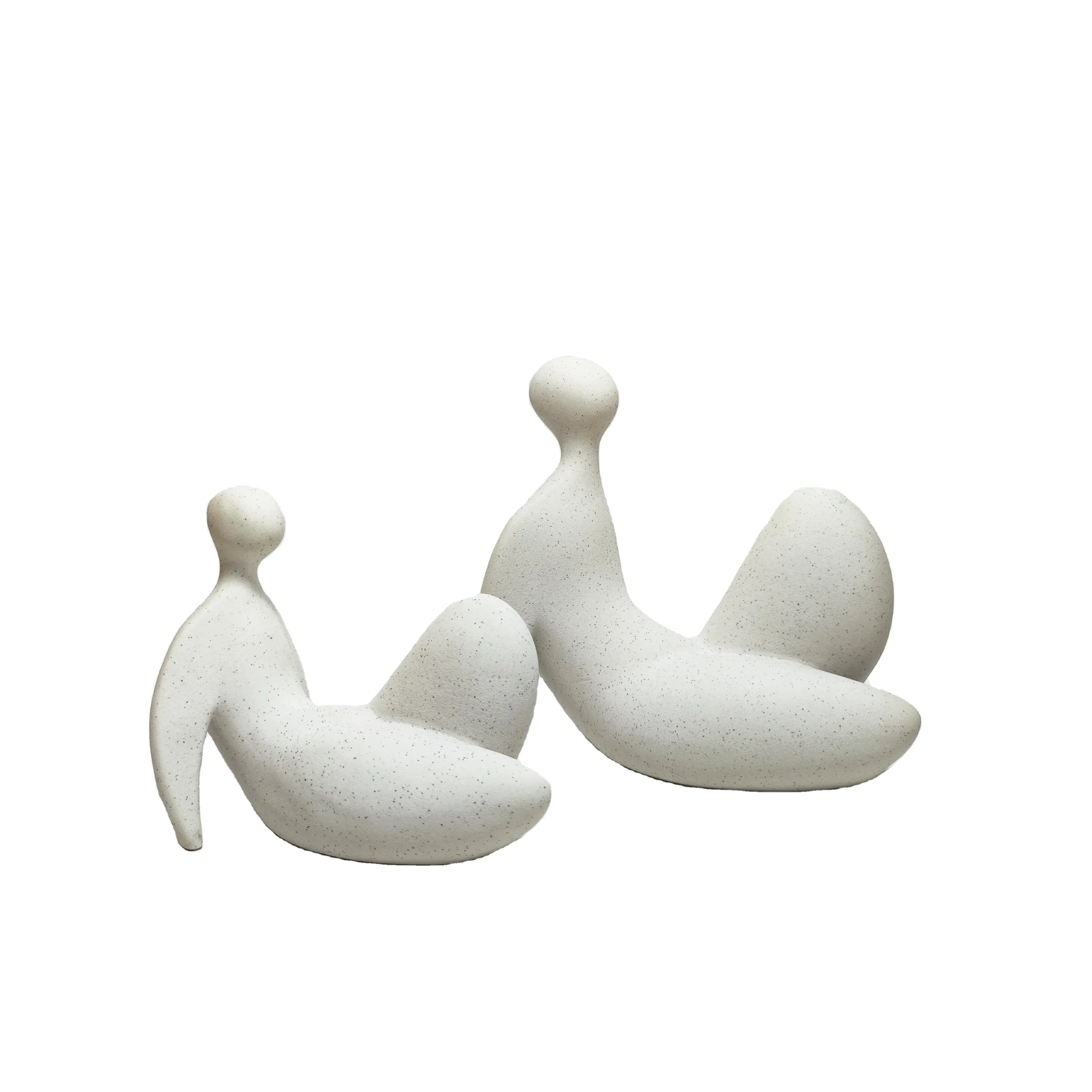 Nordic Luxury Ceramic Sculpture Body Art Vase abstraktes Muster Desktop-Zubehör für Heimdekoration für Wohnzimmer und Schlafzimmer