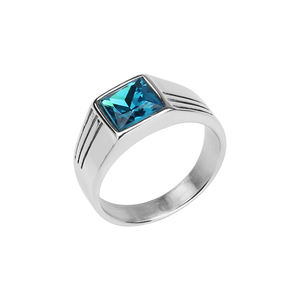 Hot Selling Stainless Steel <b>Ring</b> Unisex Fashion Casting Big Diamond <b>Ring</b> for <b>Man</b> - Product Image 1