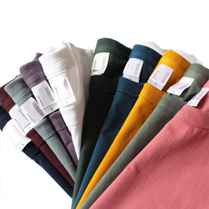 Logo personnalisé imprimé 300GSM T-shirts lourds pour hommes 100% coton, coupe normale Streetwear vierge de haute qualité - Product Image 3