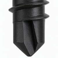 Vis autoperceuses pour cloisons sèches, tête trompette, à empreinte Phillips, filetage fin, revêtement phosphate noir, pour fixation bois et métal