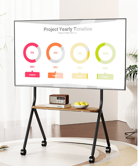 Xiaomi Youpin Nakko Floor Standing TV Stand for 42 to 75 Inch Movable Universal TV Stand with Wheels