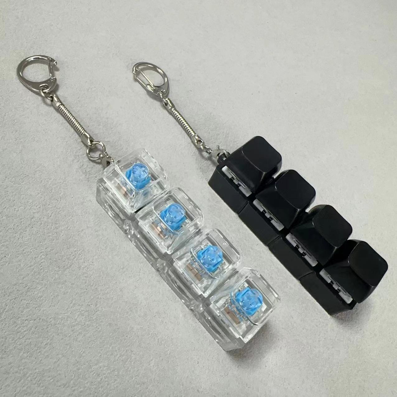 Four keys-all black pc transparent