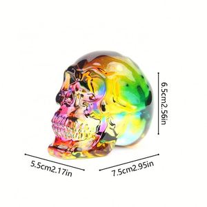 Décoration Squelette en Cristal Halloween Blanc Coloré Ornement Anniversaire Noël Fête des Mères Saint-Valentin Mariage Cadeau Vente en Gros OEM - Product Image 5
