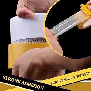 Mạnh mẽ hai mặt nóng chảy dính sợi thủy tinh lưới dính rõ ràng băng dễ dàng sử dụng trong suốt tay <span class=keywords><strong>tearable</strong></span> văn phòng nhà trường - Product Image 3