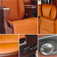 Kit de mise à niveau du siège conducteur en cuir orange pour Foton Toano Van SAIC Ford Toyota Benz