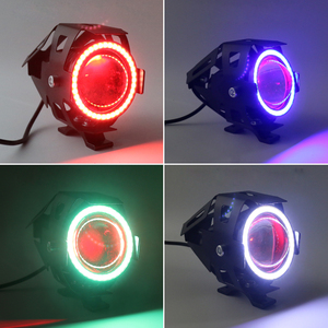 Lámpara LED <span class=keywords><strong>U7</strong></span> de 125W para Motocicletas, Interruptor Universal, Ojos de Ángel, Ojos de Demonio, Faro Delantero, Luz Antiniebla, Sistema de Iluminación para Motocicletas - Product Image 5