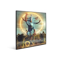 Zhsunyco - Pantalla Digital Cuadrada de 22 y 33.2 Pulgadas para Montaje en Pared, para Publicidad en Interiores y Aplicaciones de Texto