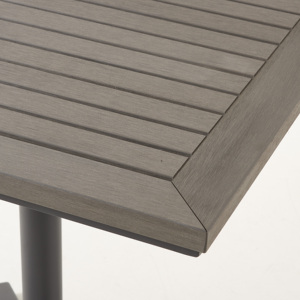 Tavoli Pieghevoli per Ristoranti e Bistrot - Tavoli da Pranzo Pieghevoli Resistenti per Esterni (Legno Plastico/Alluminio) Qualità Commerciale per Hotel e Ospedali - Product Image 4