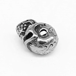 yunnique Stainless Steel Skull Spacer Beads For Bracelet Making Irregular Shape DIY Jewelry Accessories - Product Image 3