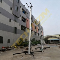 Torre de Elevación Line Array de Aluminio y Acero de 400 kg de Capacidad, 5.4 m de Altura de Elevación, Certificación TUV CE, Directo de Fábrica, para Eventos en Interiores/Exteriores