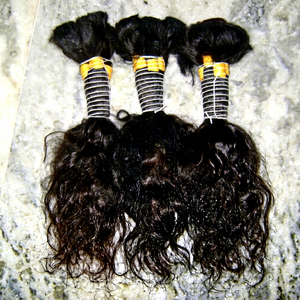 Pelo indio virgen de alta calidad, color Natural y textura natural, cabello humano a granel - Product Image 1