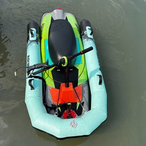 Planche de surf électrique gonflable RUSHWAVE 16 pouces pour sports nautiques sur l'eau, pour lacs, rivières, débutants, unisexe, PVC - Product Image 3