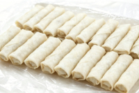 Rollitos de Verduras Prefritos con Baja Absorción de Aceite, Congelados IQF, Crujientes, Mini Rollitos de Verduras para Catering y Venta al por Mayor