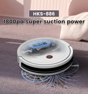 Hikins <span class=keywords><strong>886</strong></span> Guangdong nettoyage automatique balayage et vadrouille humide multifonctionnel Smart Mop aspirateur <span class=keywords><strong>Robot</strong></span> - Product Image 3