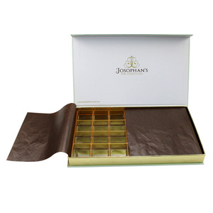 Usine D'or <span class=keywords><strong>De</strong></span> <span class=keywords><strong>Noël</strong></span> Boîtes <span class=keywords><strong>de</strong></span> <span class=keywords><strong>Chocolat</strong></span> Avec Séparateurs Pour Personnalisé Bonbons Cadeau - Product Image 3