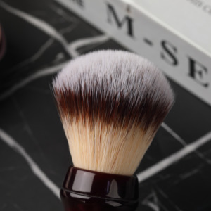 YAQI 22MM fırça sentetik saç tıraş fırçası erkekler için ıslak özel logo fırça - Product Image 4