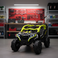 Voiture électrique tout-terrain pour enfants de 2 à 4 ans, jouet à roulettes, construction en plastique, batterie 6V7AH, design super cool, ultime