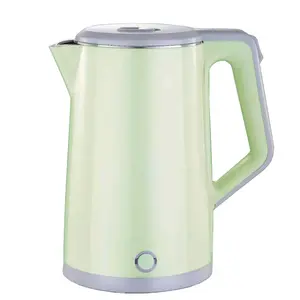 304 Stainless Steel Plastic High Temperature Resistance Explosion-proof Thickened Heat for Electric Water Double Wall Kettle