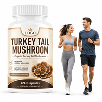 Capsules de champignon Queue de dinde à prix de gros très demandées