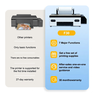 Máquina de Impresión de Camisetas, Impresora DTF A3, Cabezal L1800, Alimentador de Rollo, Sistema de Transferencia de Calor con Tanque de Circulación de Tinta Blanca y <span class=keywords><strong>Filtro</strong></span> - Product Image 2