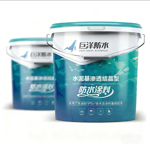Poudre de revêtement imperméabilisant cimentaire IPS Plus, mastic de réparation des fissures pour l'étanchéité des murs et des carreaux, usage en bâtiment - Product Image 2