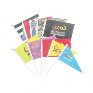 Drapeaux à agiter à la main pour les événements |   Impression de logo personnalisé en gros |   Fournisseur de cadeaux promotionnels bon marché - Product Image 3