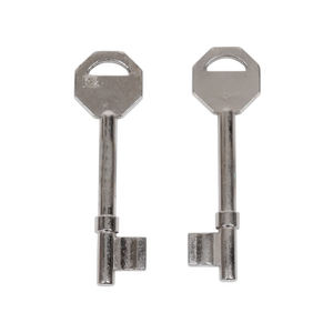 <span class=keywords><strong>Clé</strong></span> à <span class=keywords><strong>double</strong></span> embout de forme unique en laiton pour <span class=keywords><strong>serrurier</strong></span> avec <span class=keywords><strong>clé</strong></span> vierge sécurisée - Product Image 6