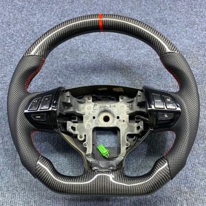 Ytcarbon <span class=keywords><strong>พวงมาลัย</strong></span>คาร์บอนไฟเบอร์ออกแบบได้ตามต้องการสำหรับกีฬา G4ภาพลวงตา - Product Image 4