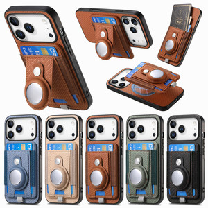 Cho iPhone 17 trường hợp ví có thể tháo rời 2 trong 1 chống sốc điện thoại từ bìa với chủ thẻ cho airtag cho iPhone 16 17 Pro Max - Product Image 1