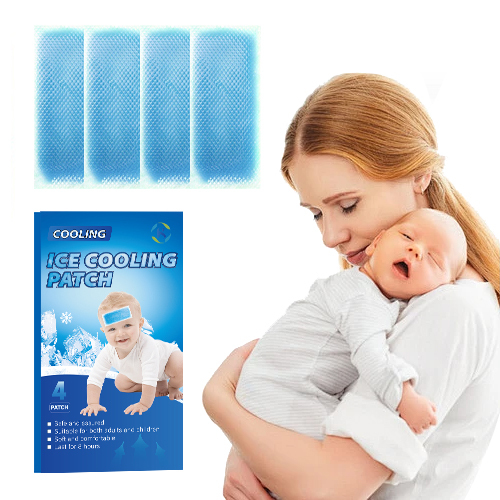 OEM Factory Herbal Ice Cooling Patch Hydrogel Sheet 5*12cm CE Certified Hand Use Antipyretic Effect Free Sample Available 10 2