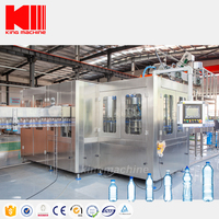 Machine de remplissage d'eau potable pure minérale entièrement automatique, petite entreprise, fabrication d'eau en bouteille, ligne de production d'usine d'embouteillage